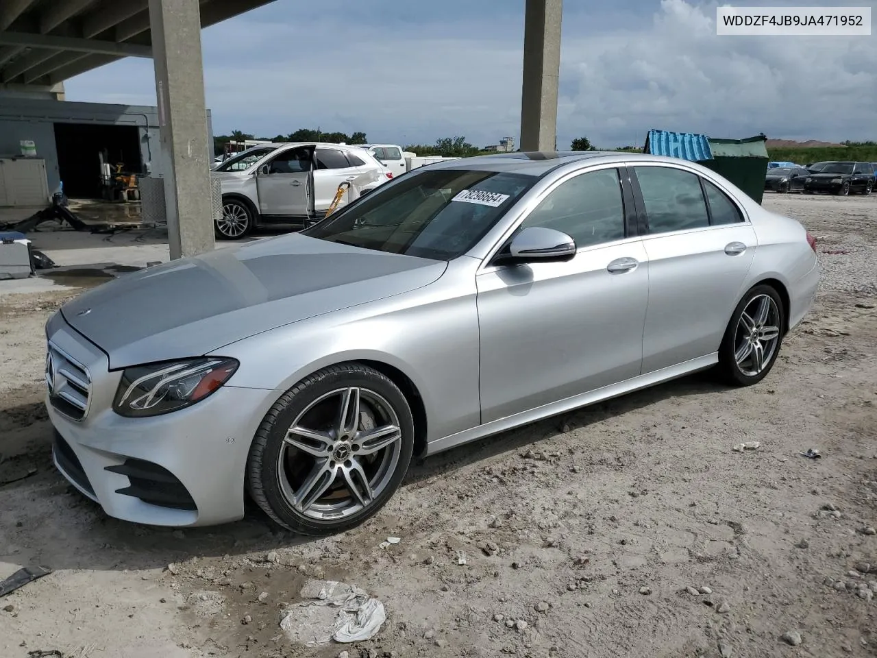 2018 Mercedes-Benz E 300 VIN: WDDZF4JB9JA471952 Lot: 78298664