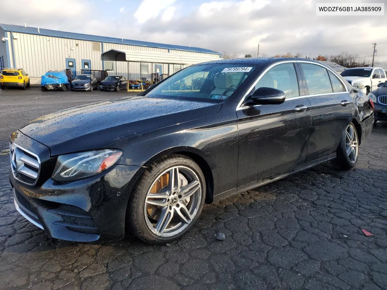 2018 Mercedes-Benz E 400 4Matic VIN: WDDZF6GB1JA385909 Lot: 79799794