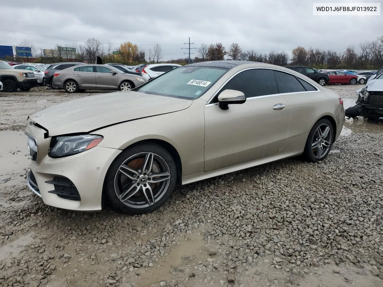 2018 Mercedes-Benz E 400 VIN: WDD1J6FB8JF013922 Lot: 80148514