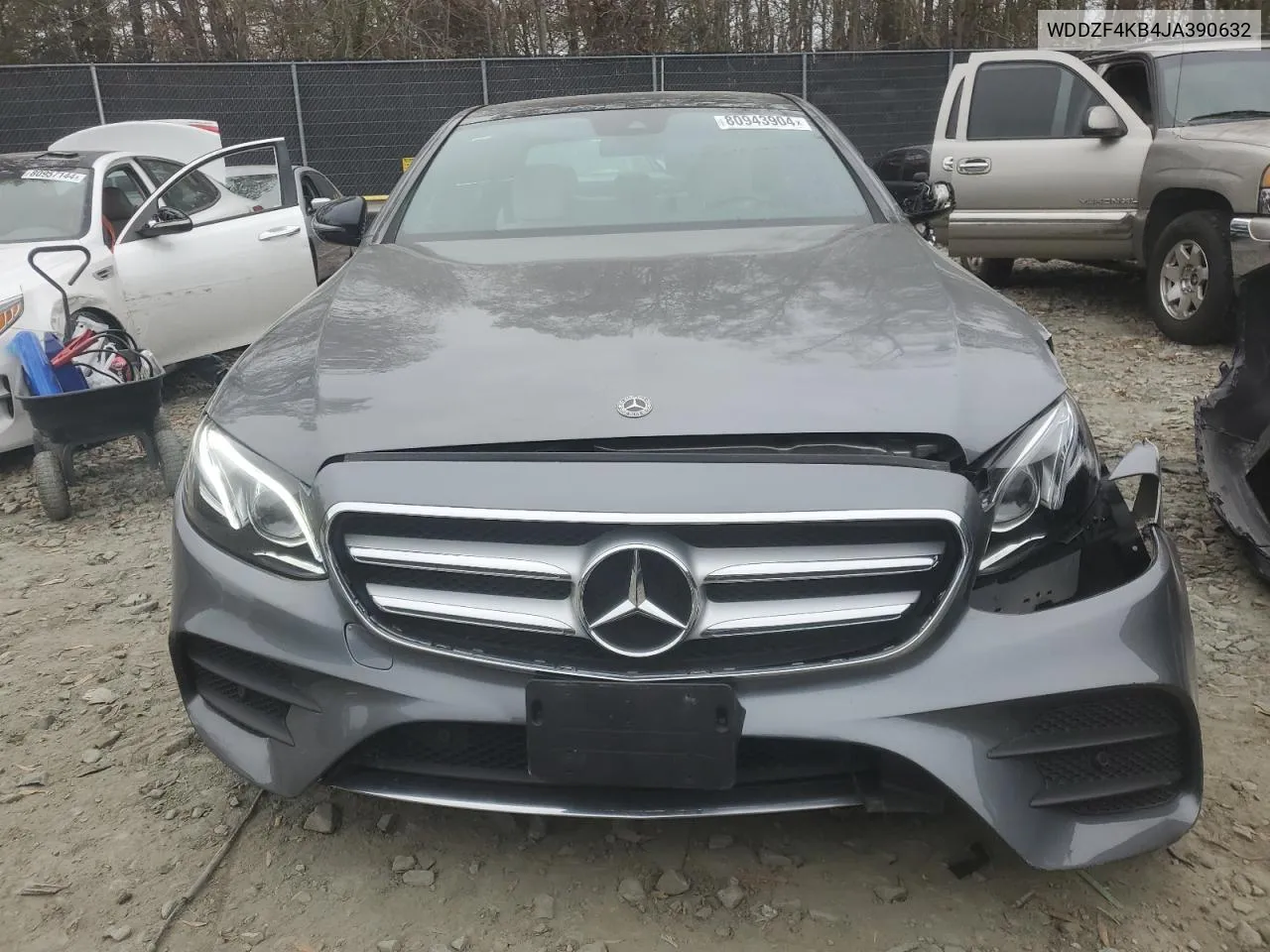 2018 Mercedes-Benz E 300 4Matic VIN: WDDZF4KB4JA390632 Lot: 80943904