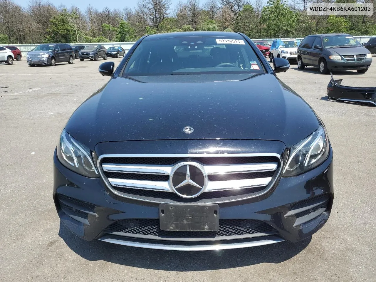 2019 Mercedes-Benz E 300 4Matic VIN: WDDZF4KB6KA601203 Lot: 59398514