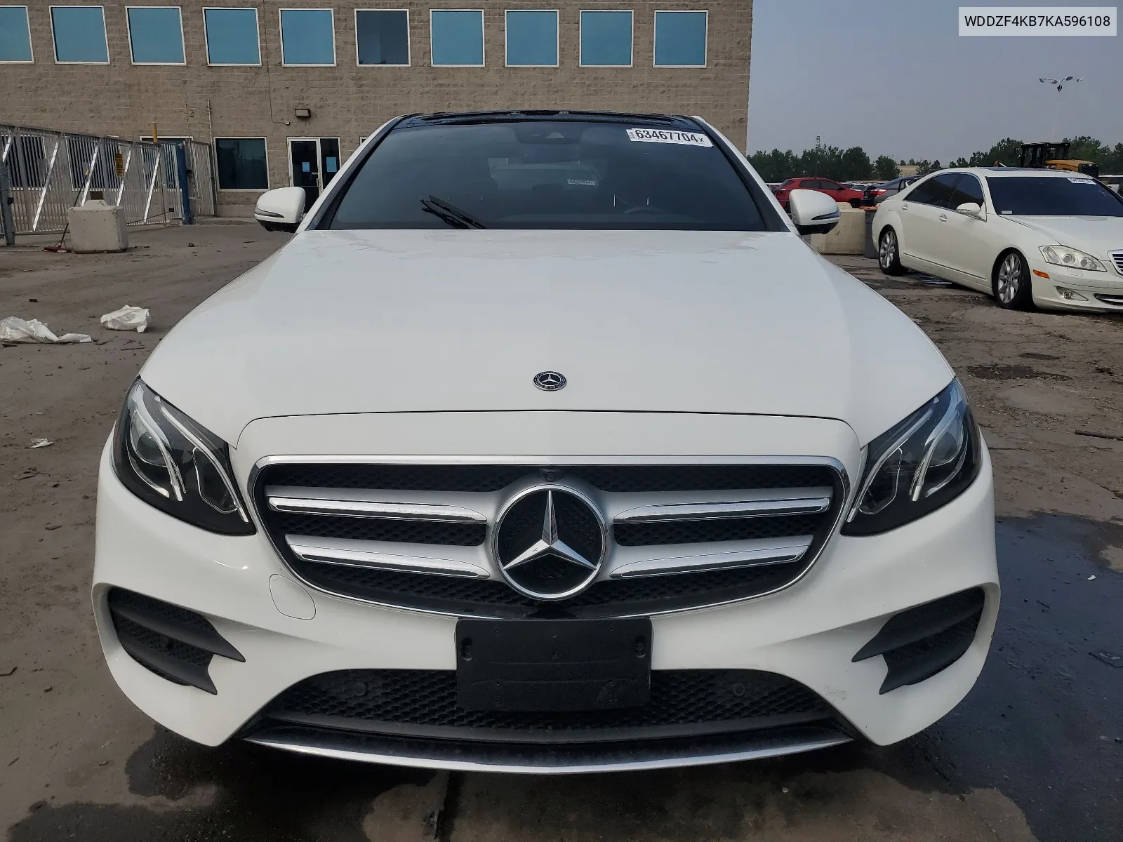 2019 Mercedes-Benz E 300 4Matic VIN: WDDZF4KB7KA596108 Lot: 63467704