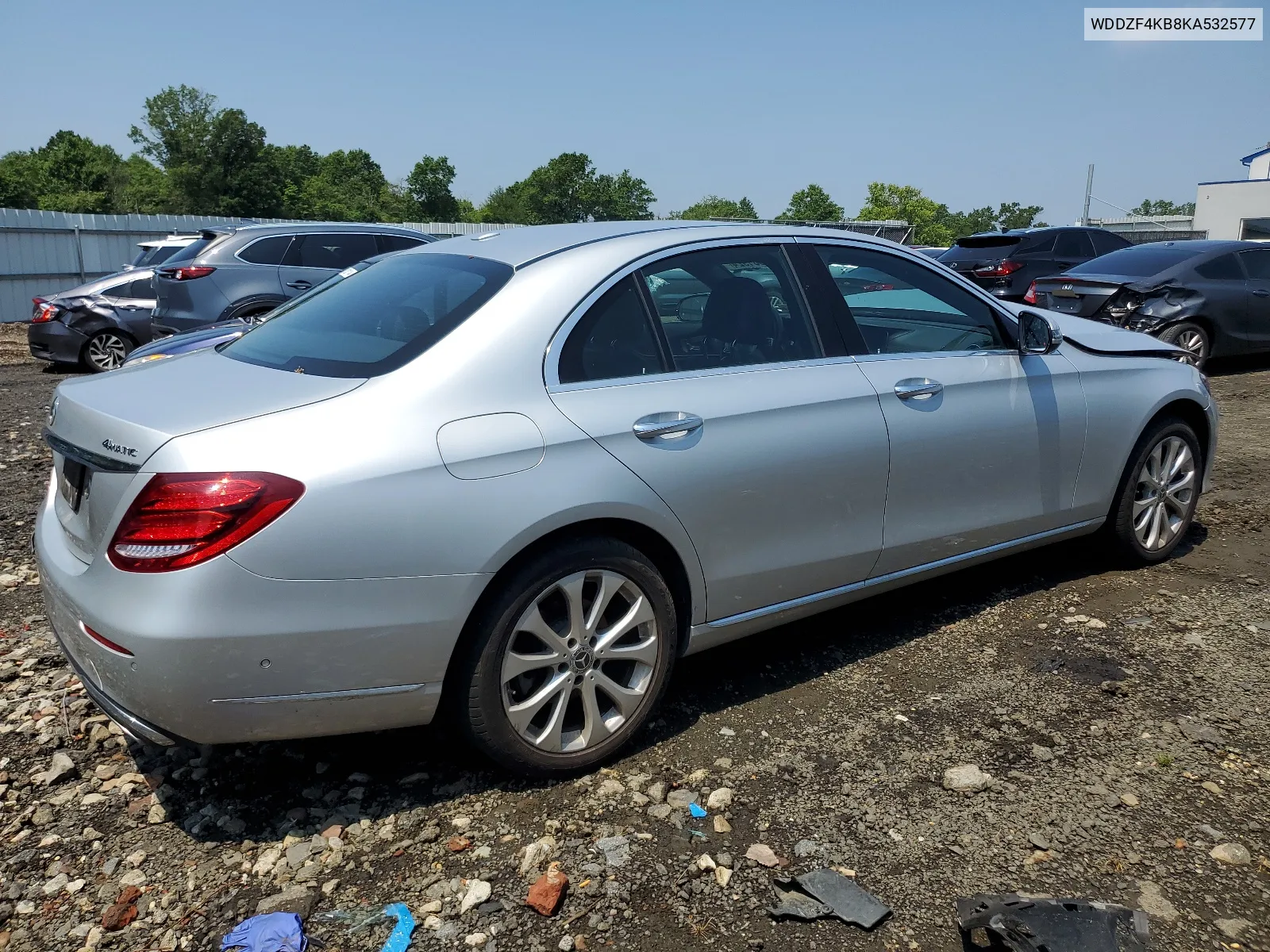 2019 Mercedes-Benz E 300 4Matic VIN: WDDZF4KB8KA532577 Lot: 63581924