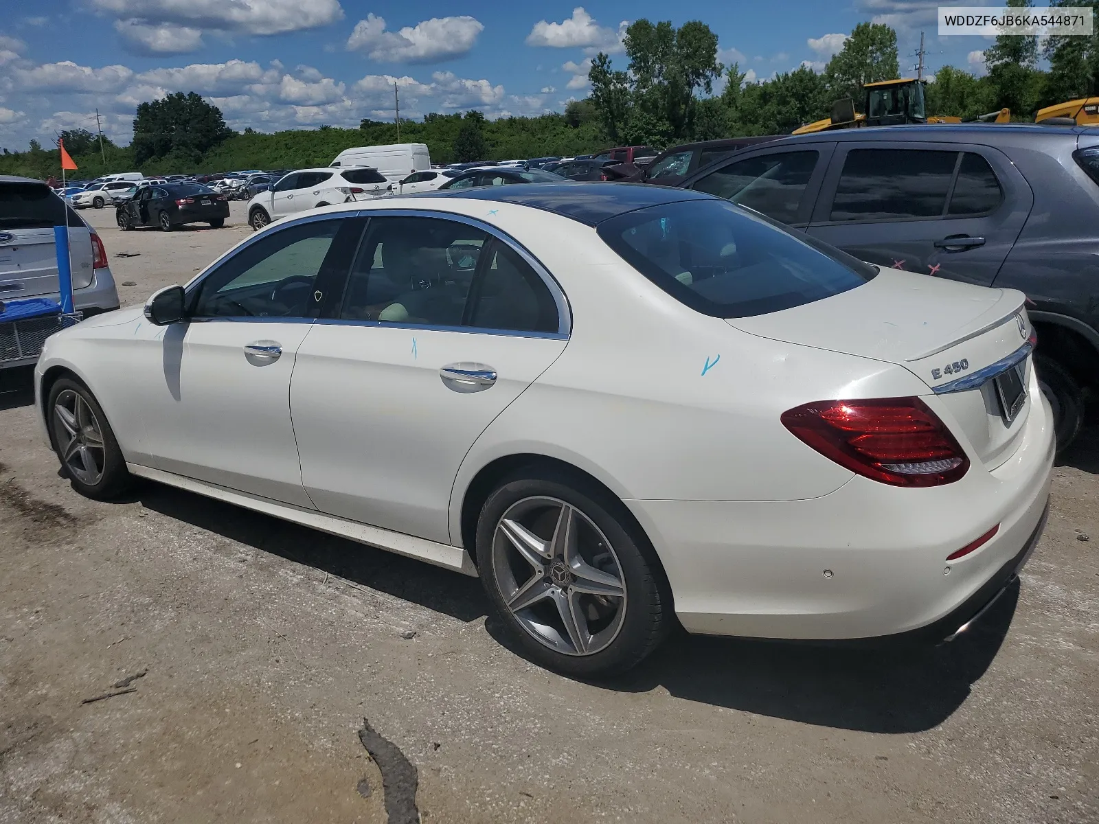 2019 Mercedes-Benz E 450 4Matic VIN: WDDZF6JB6KA544871 Lot: 63644564