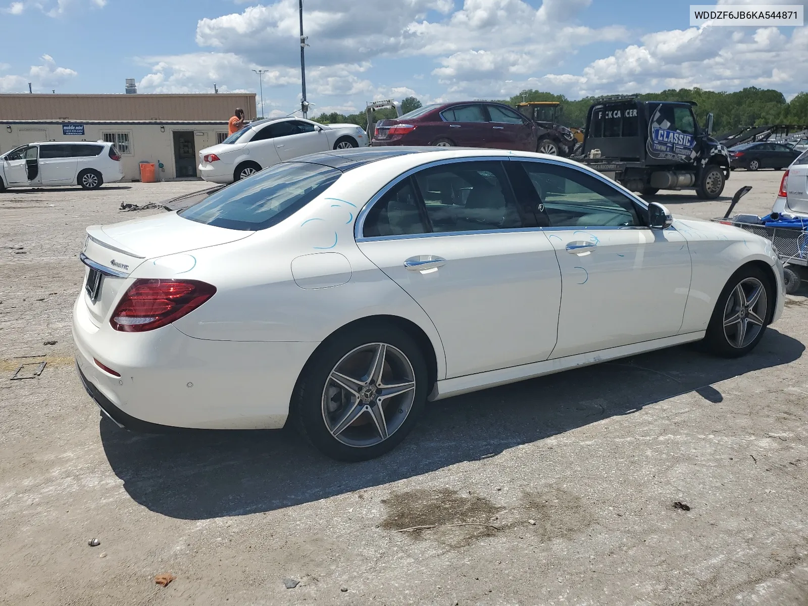 2019 Mercedes-Benz E 450 4Matic VIN: WDDZF6JB6KA544871 Lot: 63644564