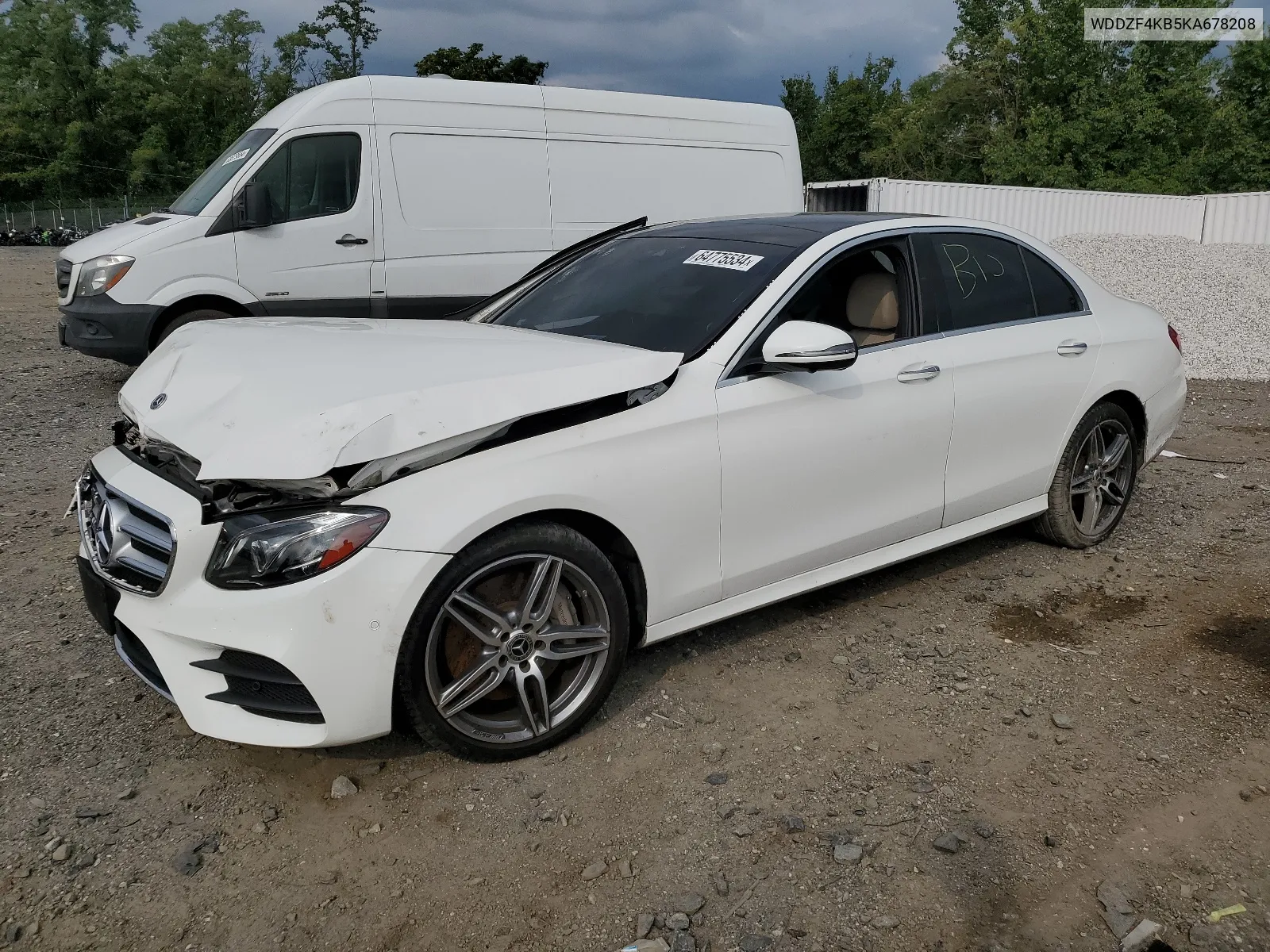 2019 Mercedes-Benz E 300 4Matic VIN: WDDZF4KB5KA678208 Lot: 64775534