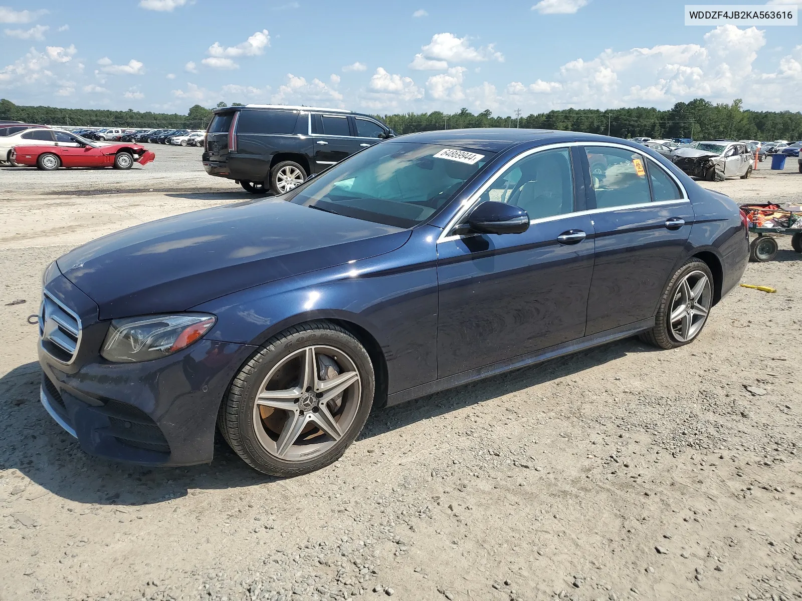 2019 Mercedes-Benz E 300 VIN: WDDZF4JB2KA563616 Lot: 64869944