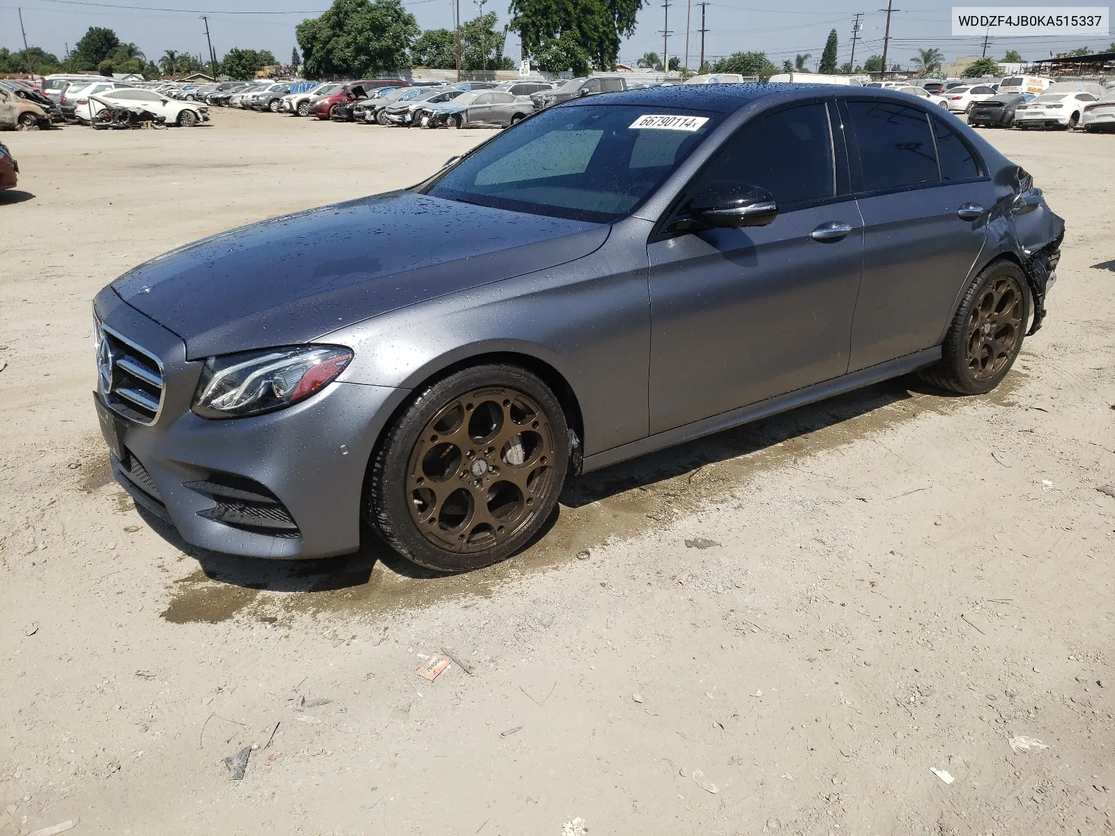 2019 Mercedes-Benz E 300 VIN: WDDZF4JB0KA515337 Lot: 66790114