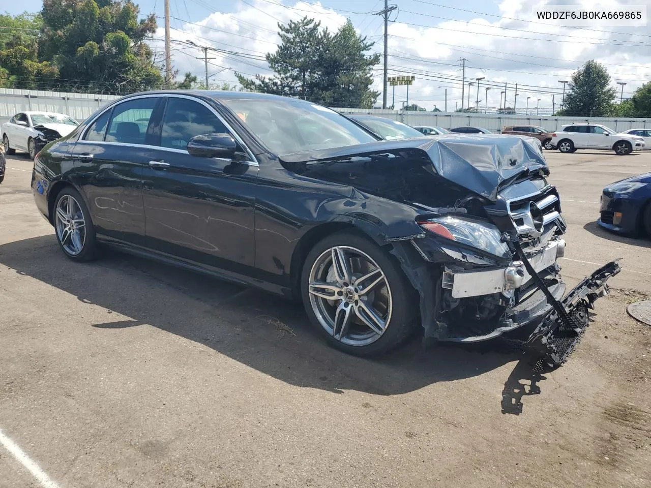 2019 Mercedes-Benz E 450 4Matic VIN: WDDZF6JB0KA669865 Lot: 66862264