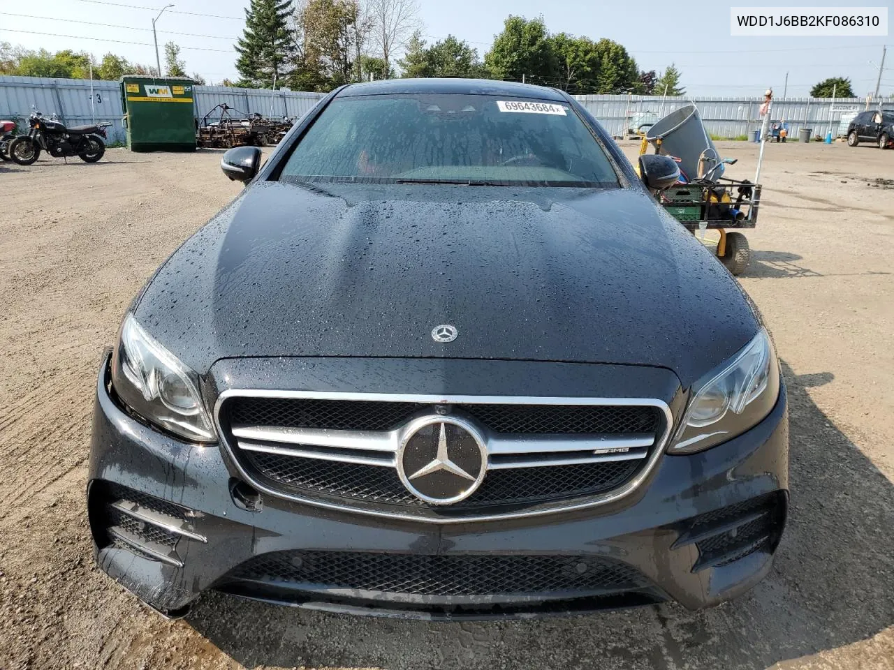 2019 Mercedes-Benz E Amg 53 VIN: WDD1J6BB2KF086310 Lot: 69643684