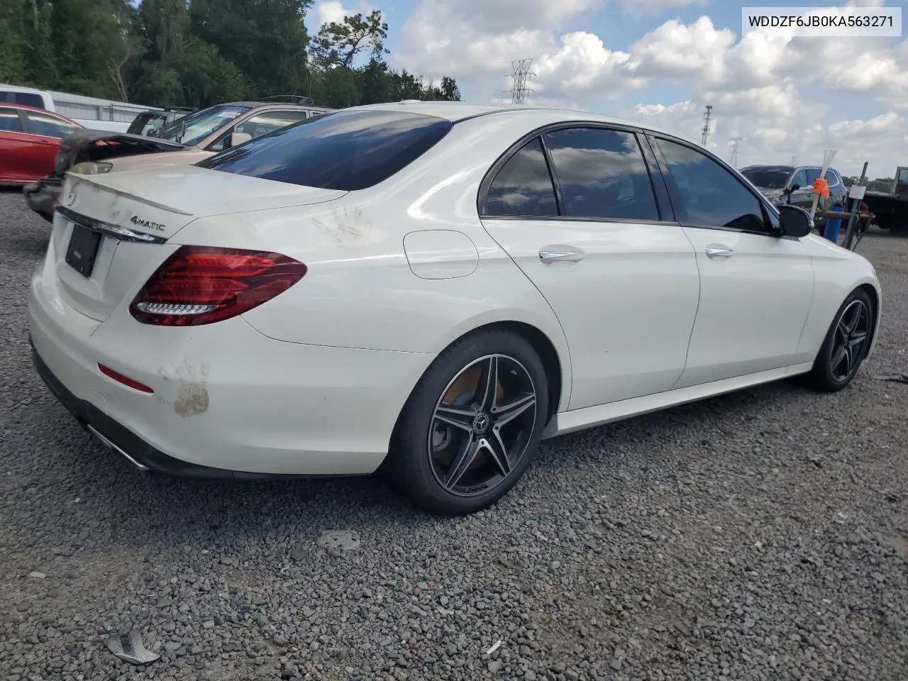 2019 Mercedes-Benz E 450 4Matic VIN: WDDZF6JB0KA563271 Lot: 70568204