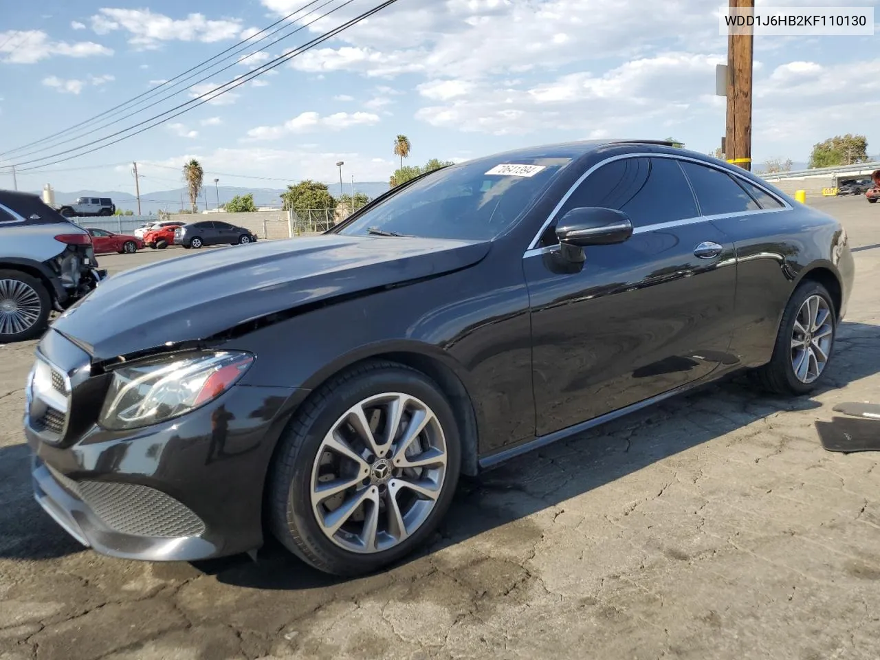 2019 Mercedes-Benz E 450 VIN: WDD1J6HB2KF110130 Lot: 70641394