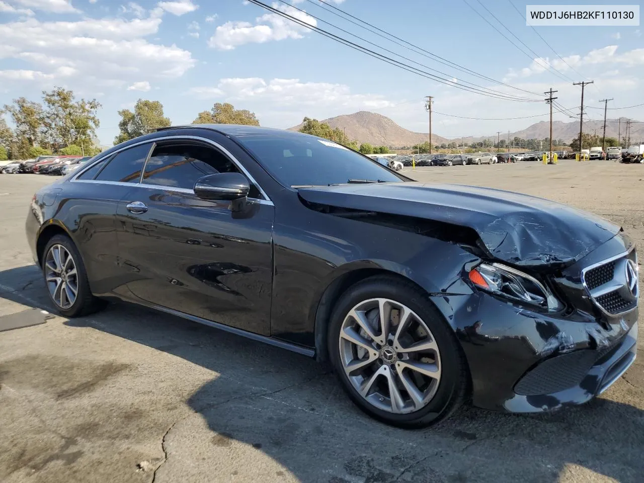 2019 Mercedes-Benz E 450 VIN: WDD1J6HB2KF110130 Lot: 70641394