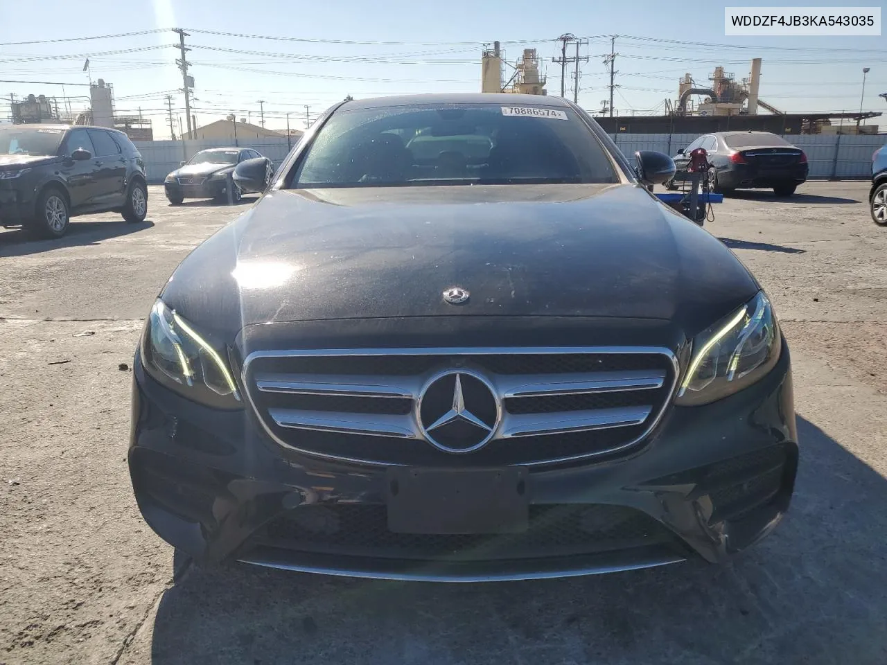 2019 Mercedes-Benz E 300 VIN: WDDZF4JB3KA543035 Lot: 70886574