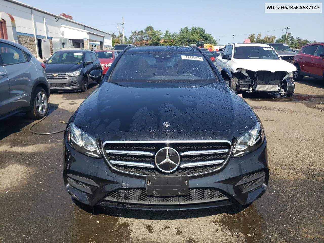 2019 Mercedes-Benz E 450 4Matic VIN: WDDZH6JB5KA687143 Lot: 71470924