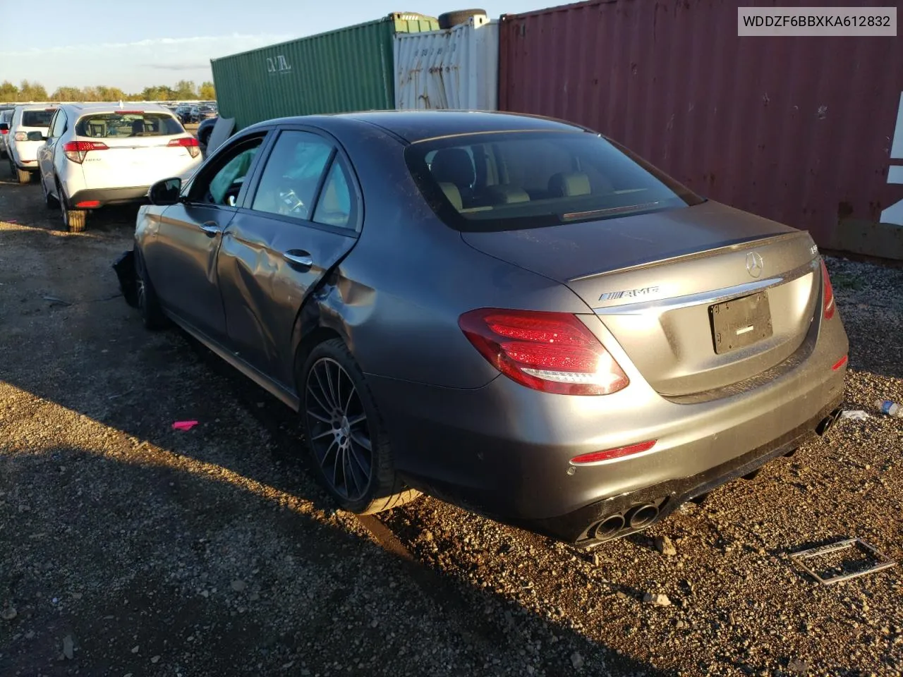 2019 Mercedes-Benz E Amg 53 4Matic VIN: WDDZF6BBXKA612832 Lot: 72825784