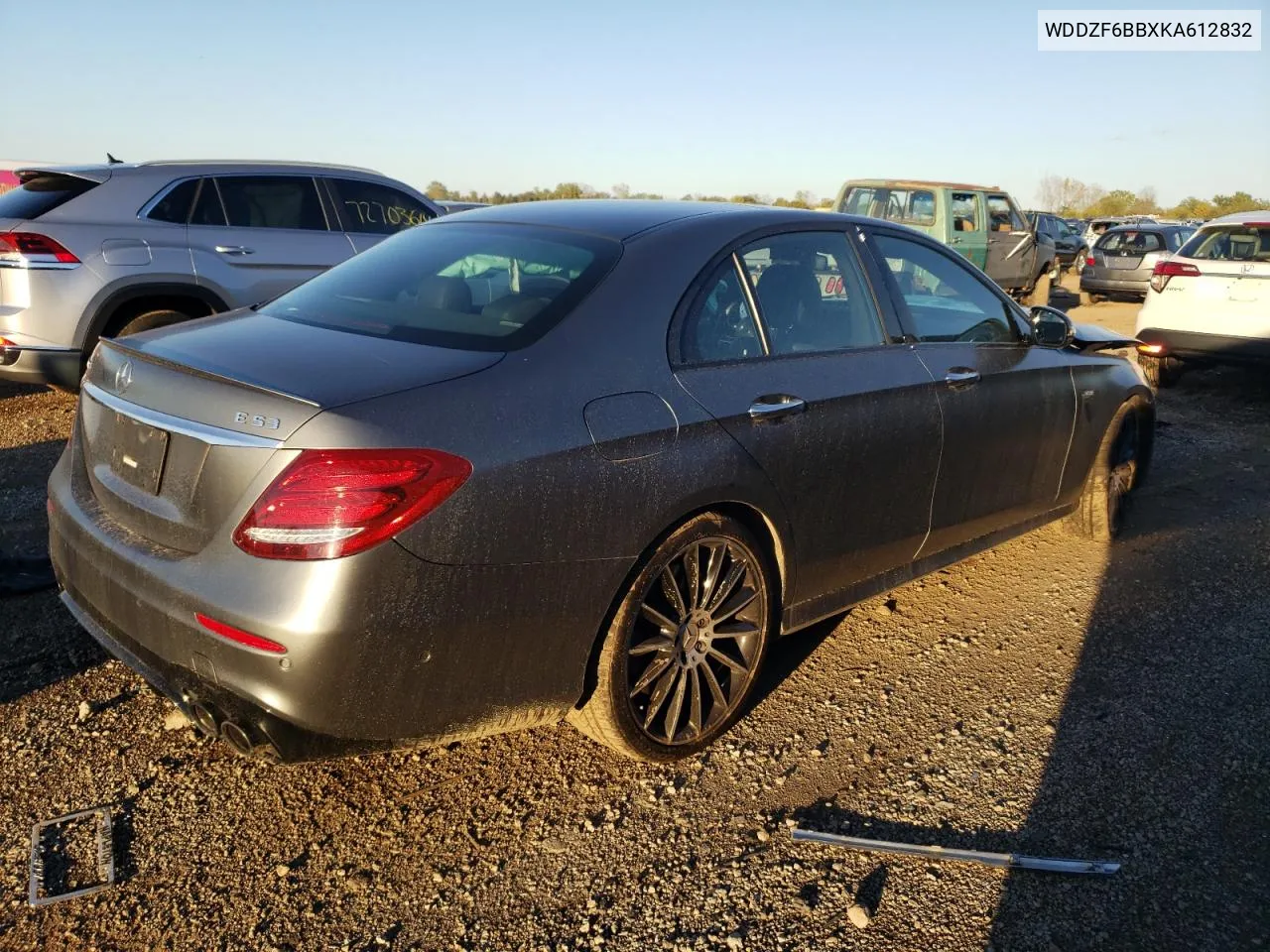 2019 Mercedes-Benz E Amg 53 4Matic VIN: WDDZF6BBXKA612832 Lot: 72825784