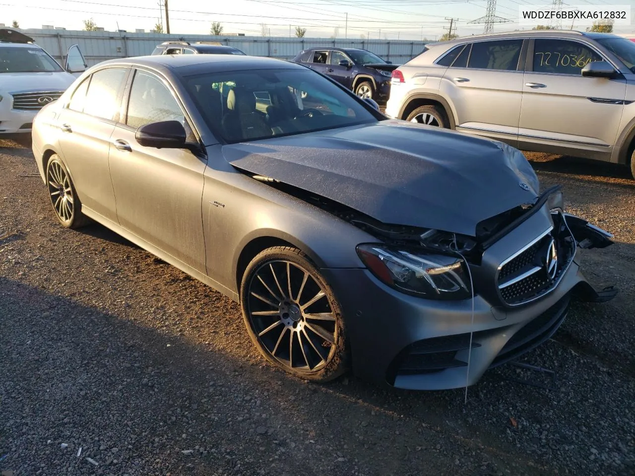 2019 Mercedes-Benz E Amg 53 4Matic VIN: WDDZF6BBXKA612832 Lot: 72825784