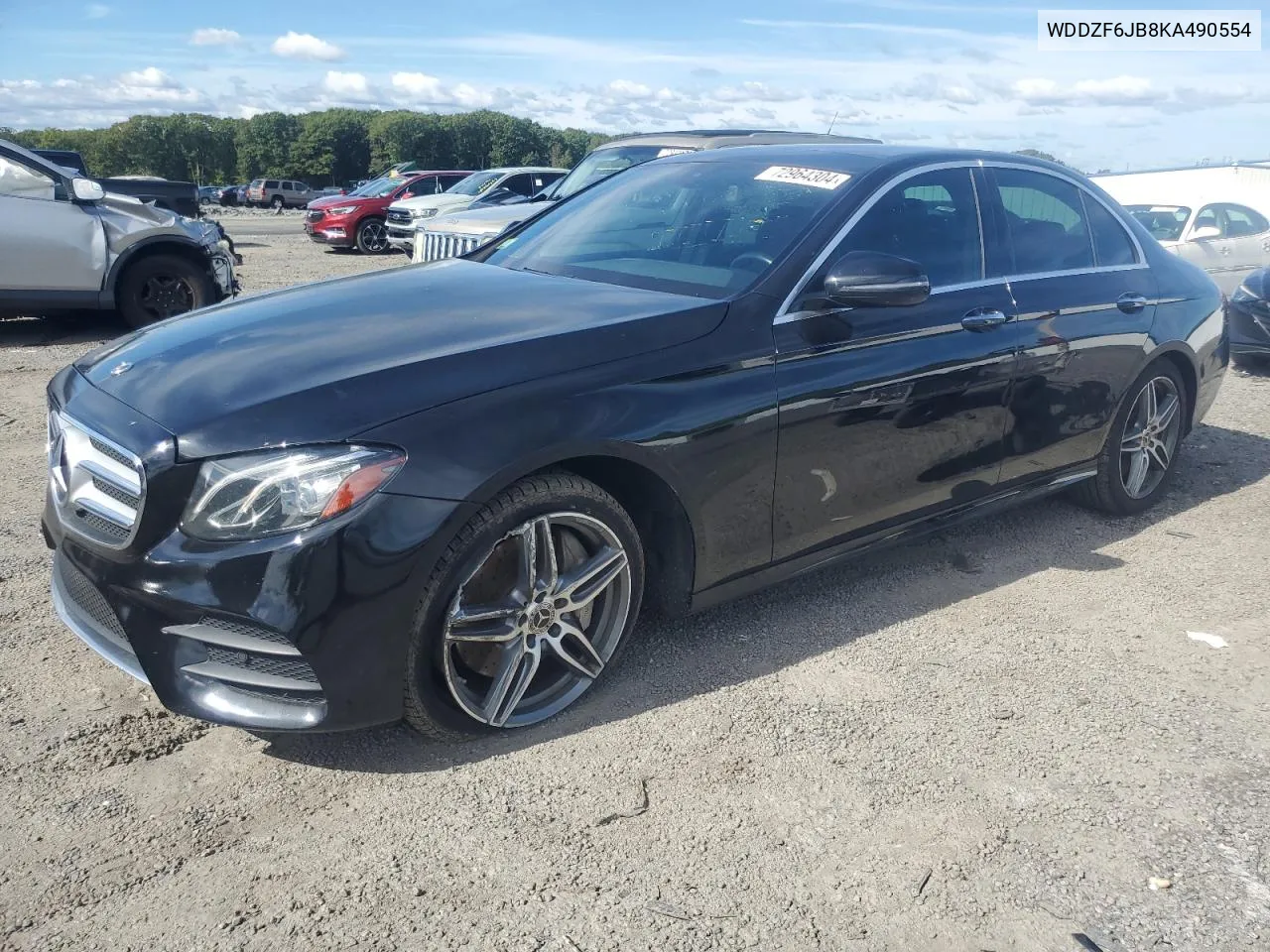 2019 Mercedes-Benz E 450 4Matic VIN: WDDZF6JB8KA490554 Lot: 72964304