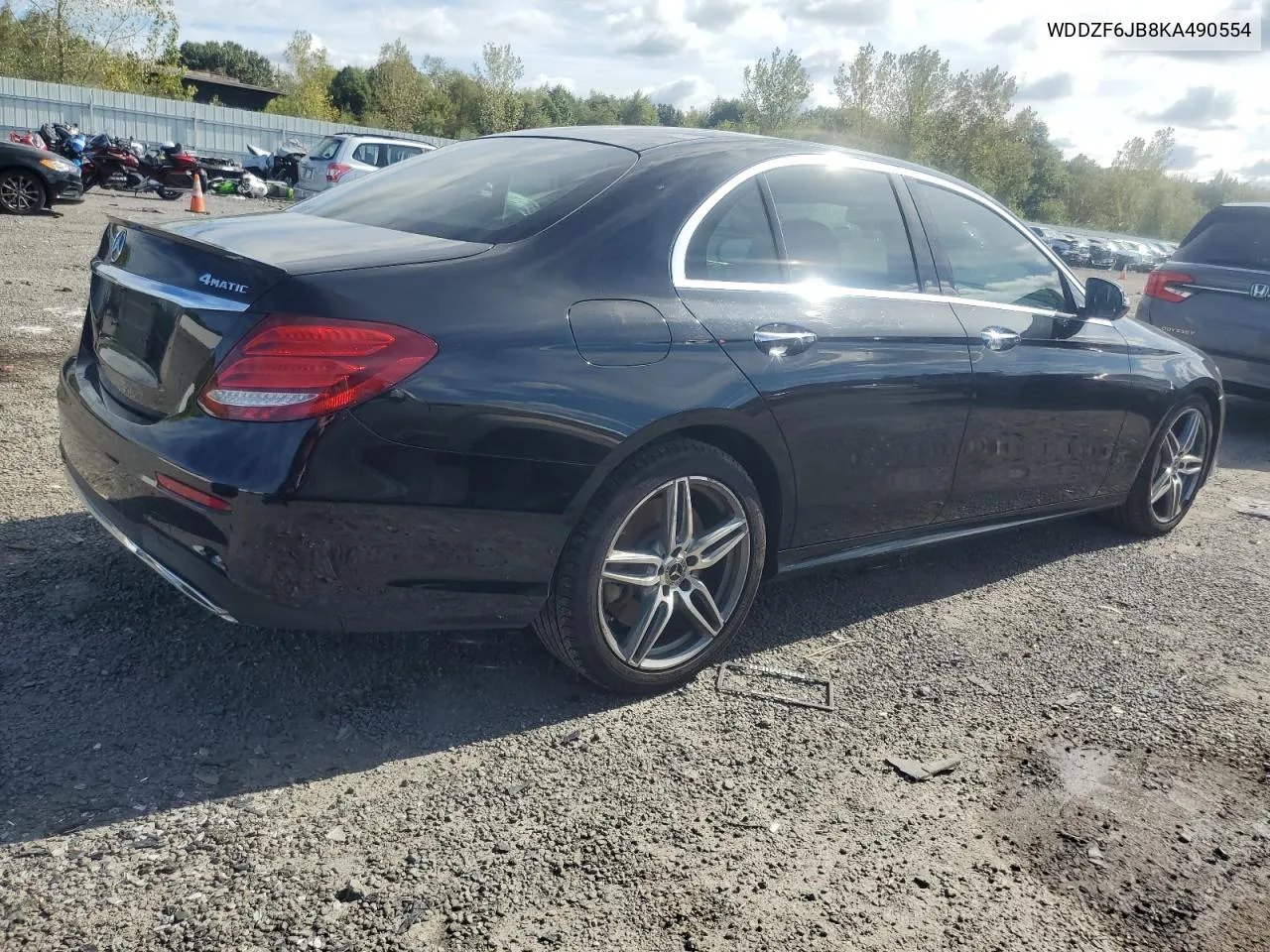 2019 Mercedes-Benz E 450 4Matic VIN: WDDZF6JB8KA490554 Lot: 72964304