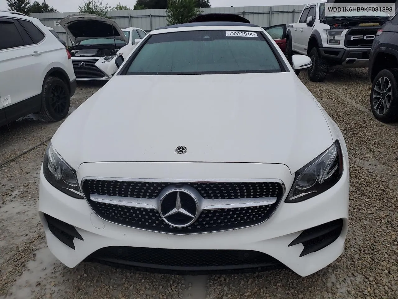 2019 Mercedes-Benz E 450 VIN: WDD1K6HB9KF081898 Lot: 73822914