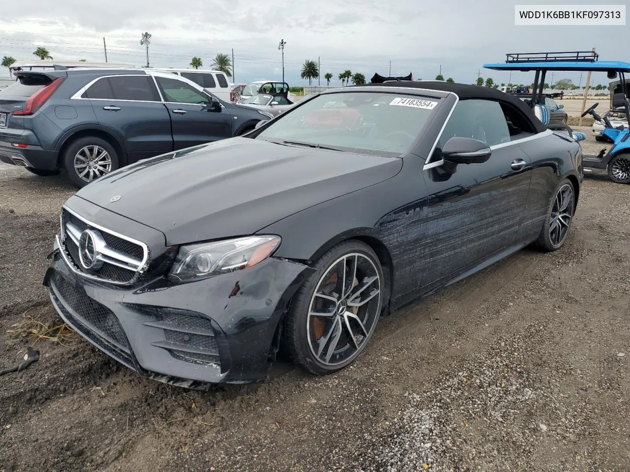 2019 Mercedes-Benz E Amg 53 VIN: WDD1K6BB1KF097313 Lot: 74183554