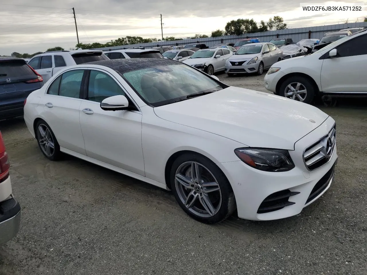 2019 Mercedes-Benz E 450 4Matic VIN: WDDZF6JB3KA571252 Lot: 74250474