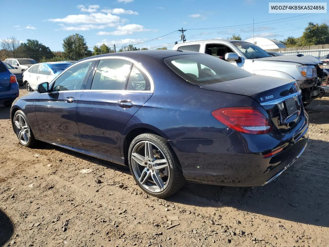 2019 Mercedes-Benz E 300 4Matic VIN: WDDZF4KB5KA524856 Lot: 74929344