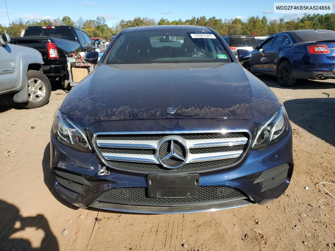 2019 Mercedes-Benz E 300 4Matic VIN: WDDZF4KB5KA524856 Lot: 74929344