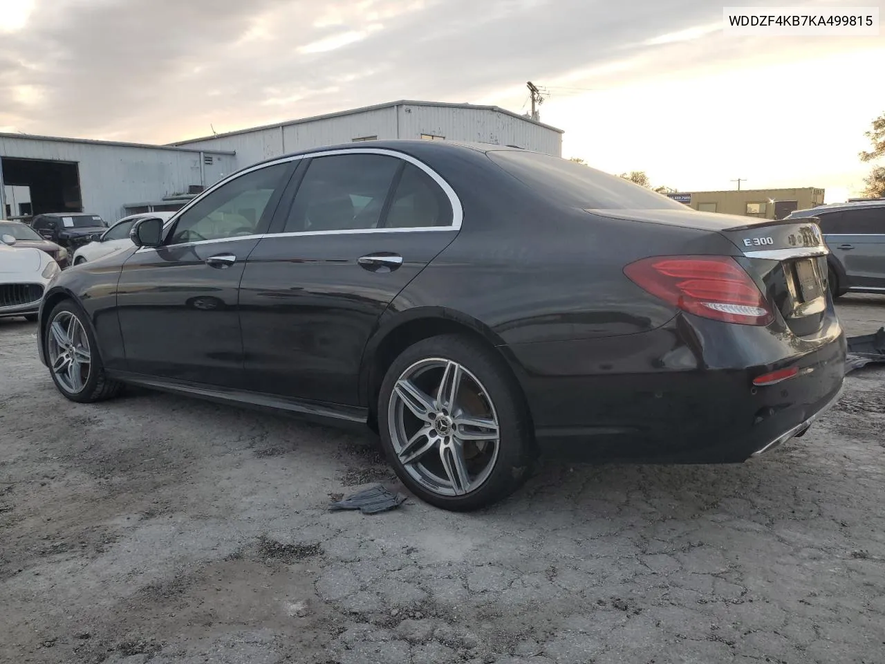 2019 Mercedes-Benz E 300 4Matic VIN: WDDZF4KB7KA499815 Lot: 75174474