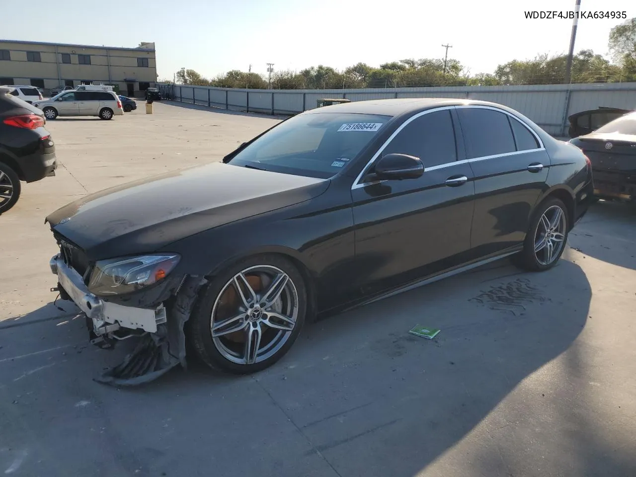 2019 Mercedes-Benz E 300 VIN: WDDZF4JB1KA634935 Lot: 75186644