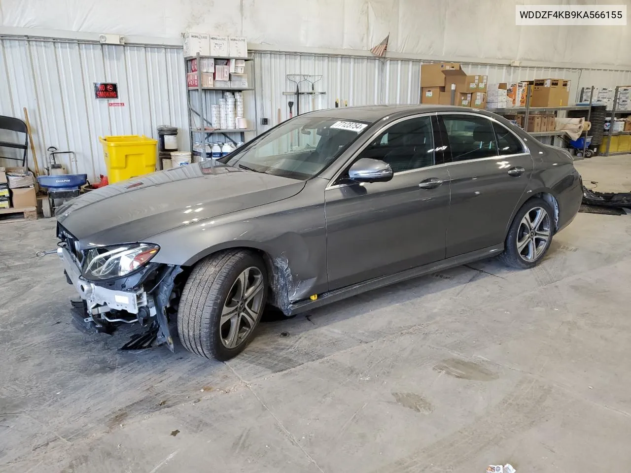 2019 Mercedes-Benz E 300 4Matic VIN: WDDZF4KB9KA566155 Lot: 77123754