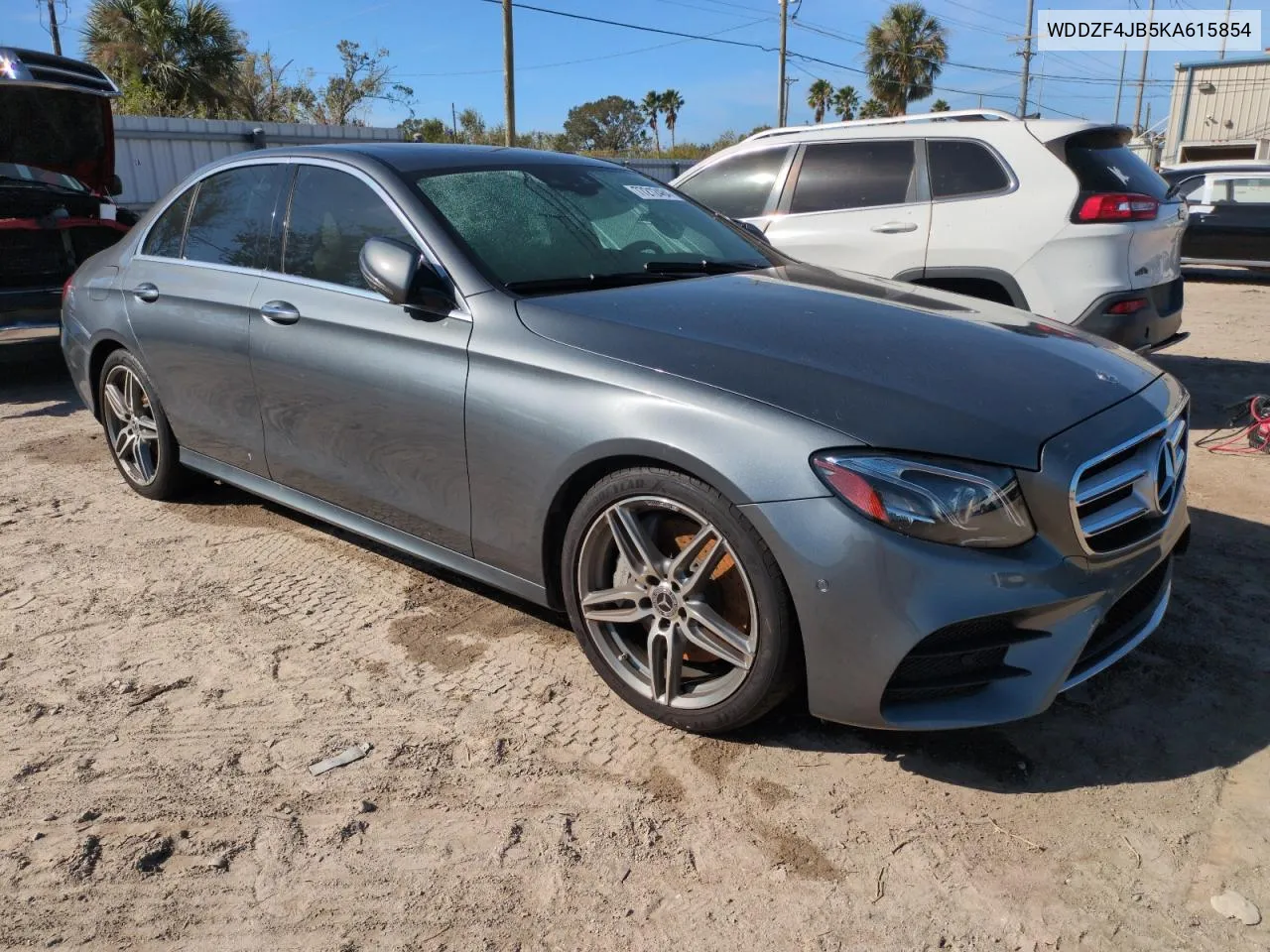 2019 Mercedes-Benz E 300 VIN: WDDZF4JB5KA615854 Lot: 77212484