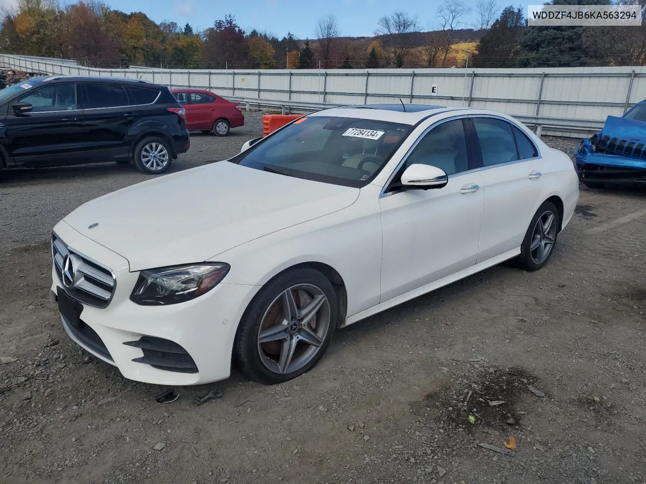 2019 Mercedes-Benz E 300 VIN: WDDZF4JB6KA563294 Lot: 77284134