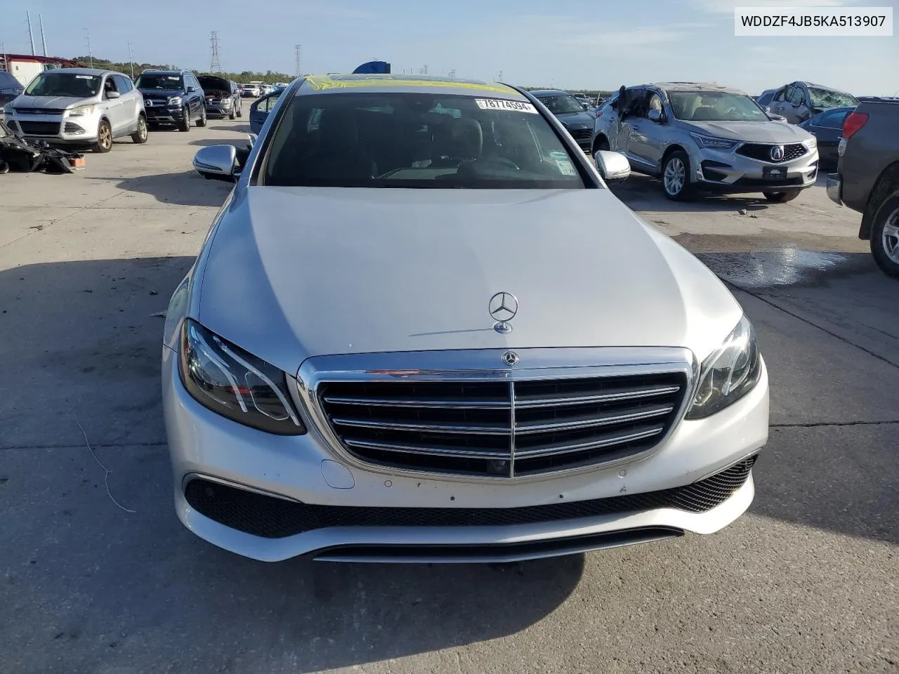 2019 Mercedes-Benz E 300 VIN: WDDZF4JB5KA513907 Lot: 78774594