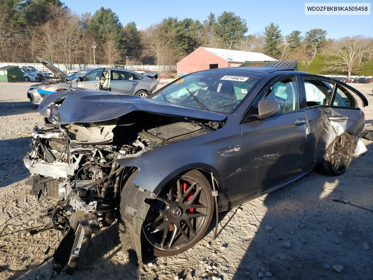 2019 Mercedes-Benz E 63 Amg-S 4Matic VIN: WDDZF8KB9KA505458 Lot: 81146624