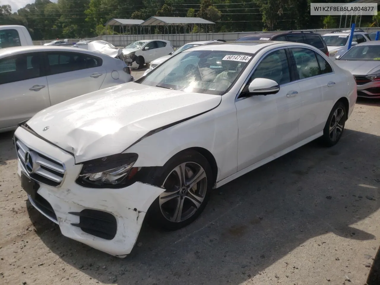 2020 Mercedes-Benz E 350 4Matic VIN: W1KZF8EB5LA804877 Lot: 60147184