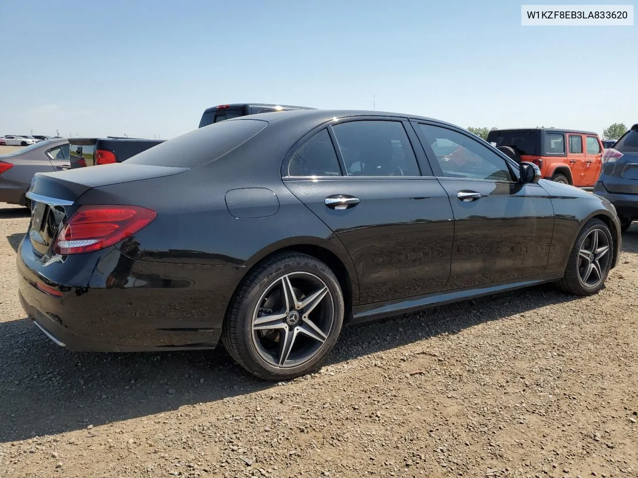 2020 Mercedes-Benz E 350 4Matic VIN: W1KZF8EB3LA833620 Lot: 62236364