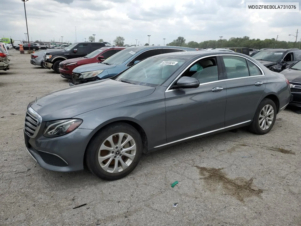 2020 Mercedes-Benz E 350 4Matic VIN: WDDZF8EB0LA731076 Lot: 63980824