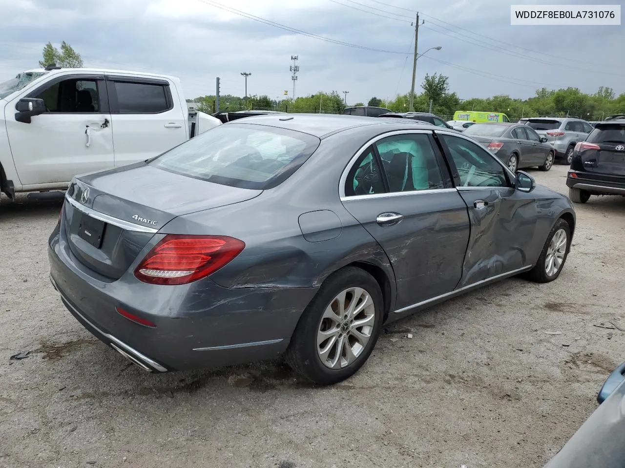 2020 Mercedes-Benz E 350 4Matic VIN: WDDZF8EB0LA731076 Lot: 63980824