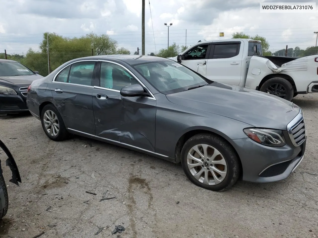 2020 Mercedes-Benz E 350 4Matic VIN: WDDZF8EB0LA731076 Lot: 63980824