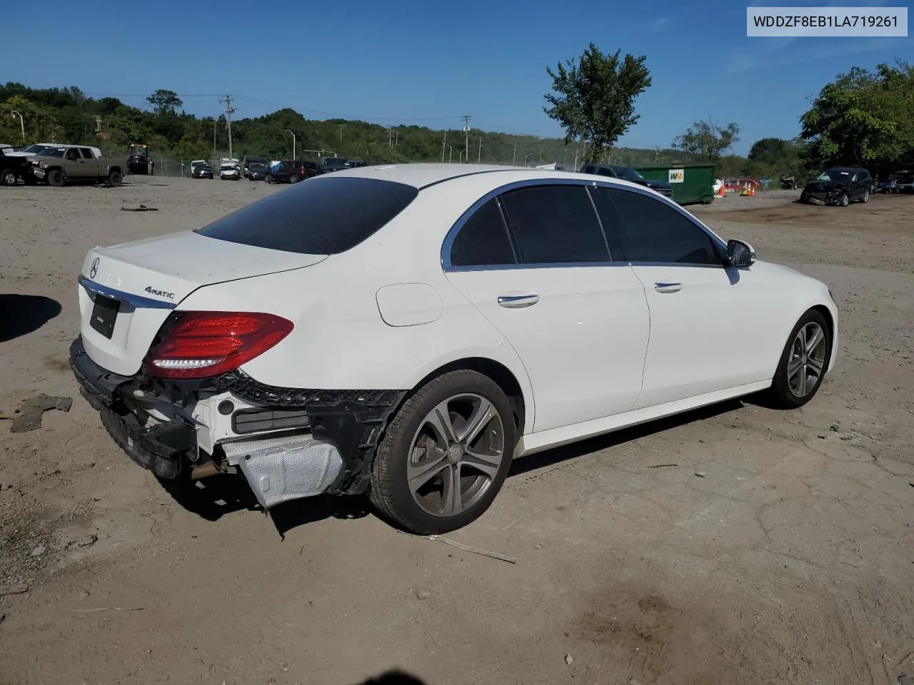 2020 Mercedes-Benz E 350 4Matic VIN: WDDZF8EB1LA719261 Lot: 70065474