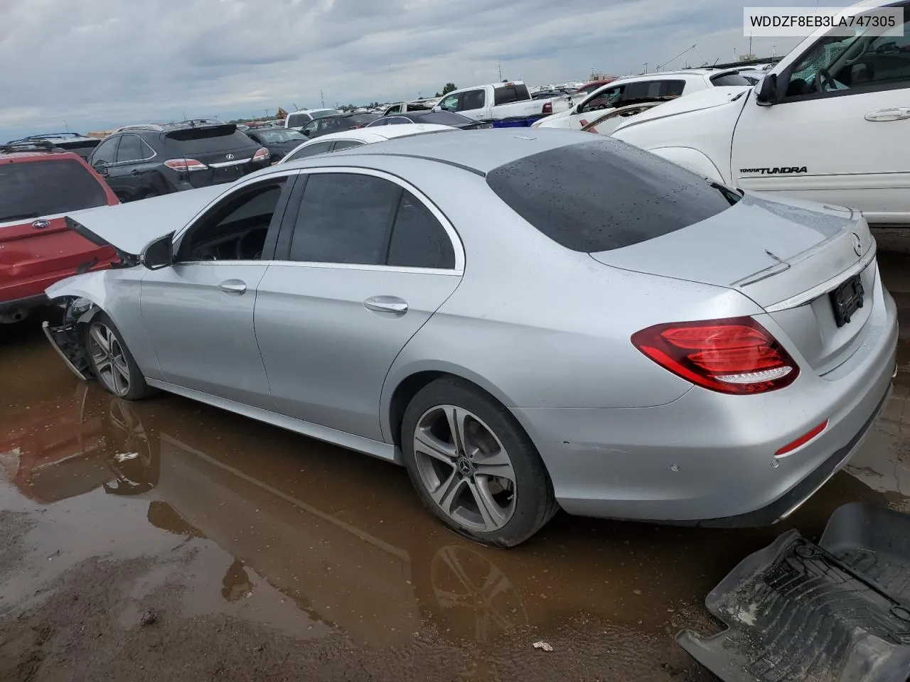 2020 Mercedes-Benz E 350 4Matic VIN: WDDZF8EB3LA747305 Lot: 70429454