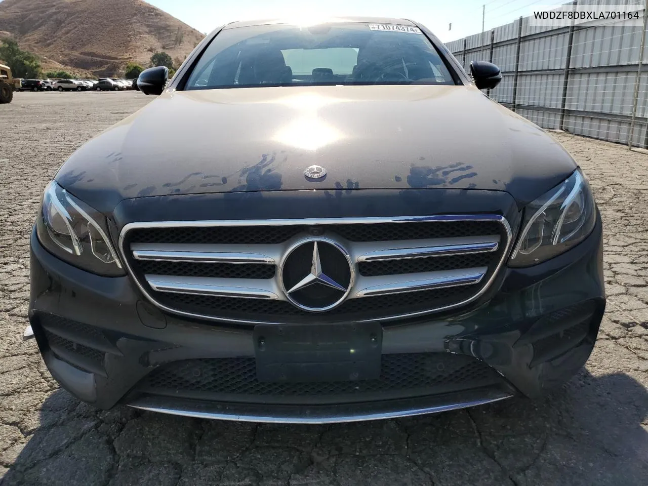 2020 Mercedes-Benz E 350 VIN: WDDZF8DBXLA701164 Lot: 71074374