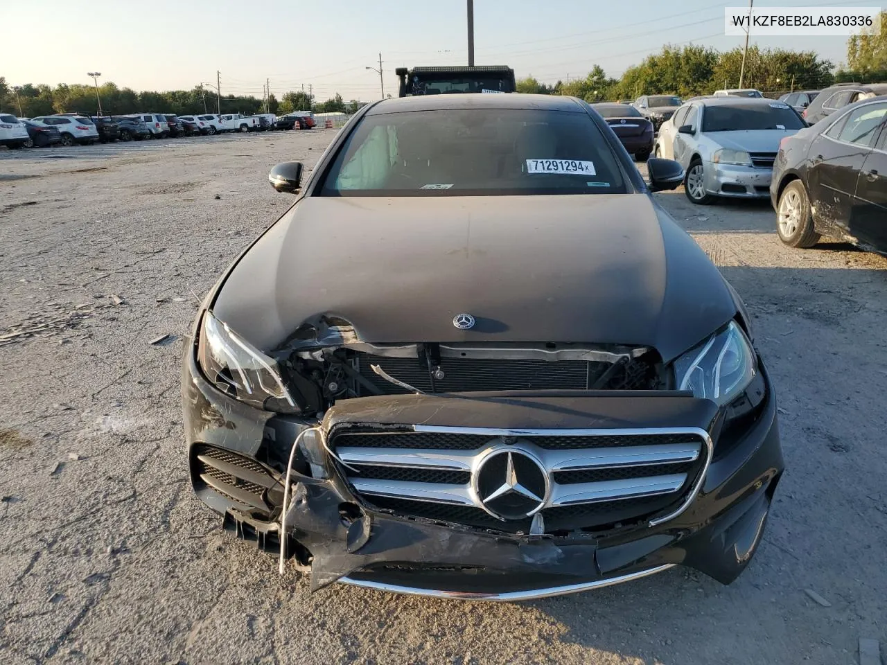 2020 Mercedes-Benz E 350 4Matic VIN: W1KZF8EB2LA830336 Lot: 71291294