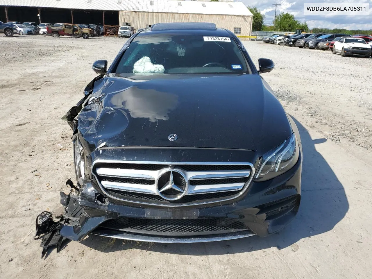 2020 Mercedes-Benz E 350 VIN: WDDZF8DB6LA705311 Lot: 71338154