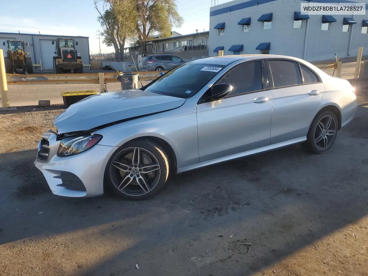 2020 Mercedes-Benz E 350 VIN: WDDZF8DB1LA728527 Lot: 72553684