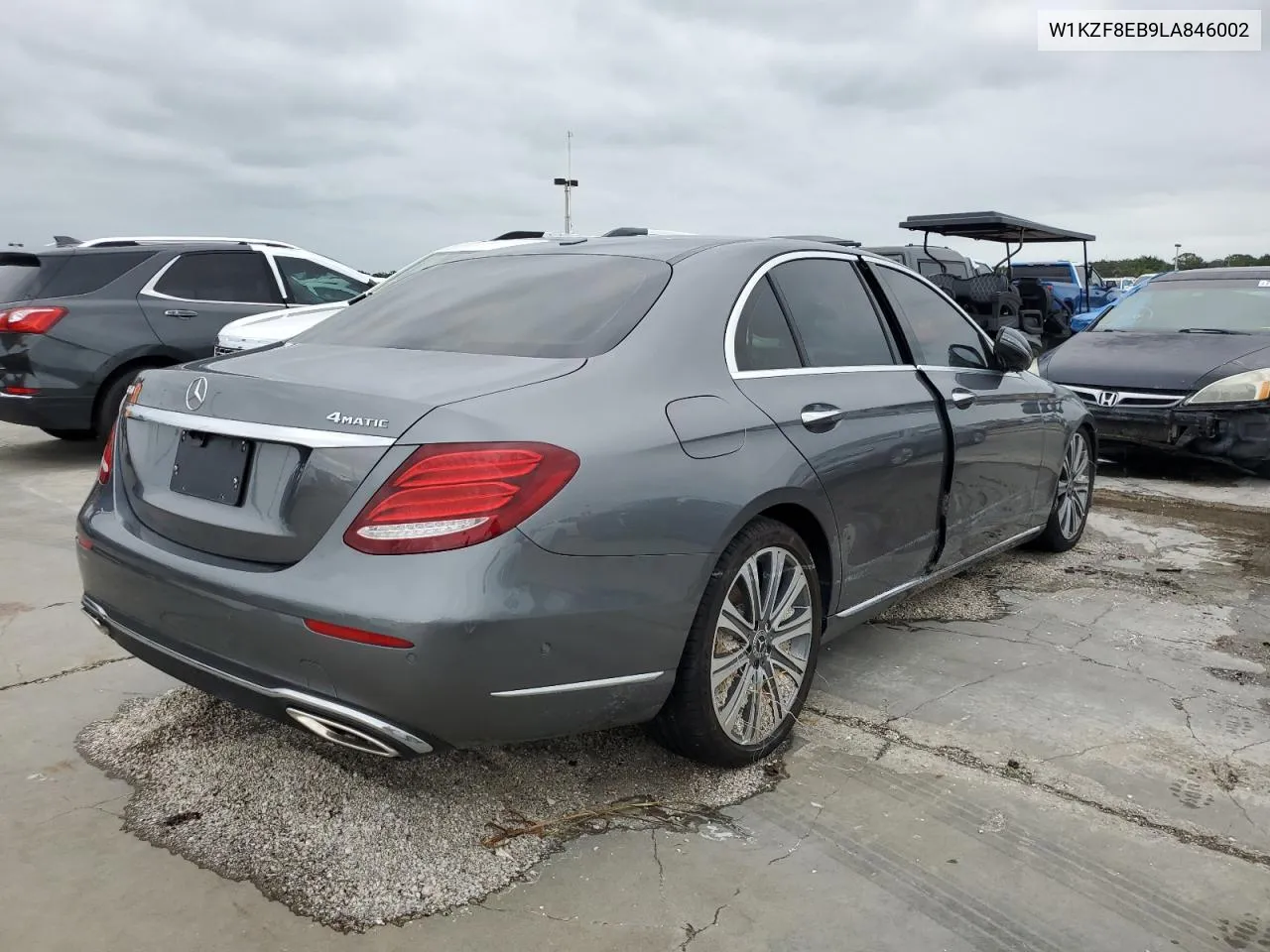 2020 Mercedes-Benz E 350 4Matic VIN: W1KZF8EB9LA846002 Lot: 73885304