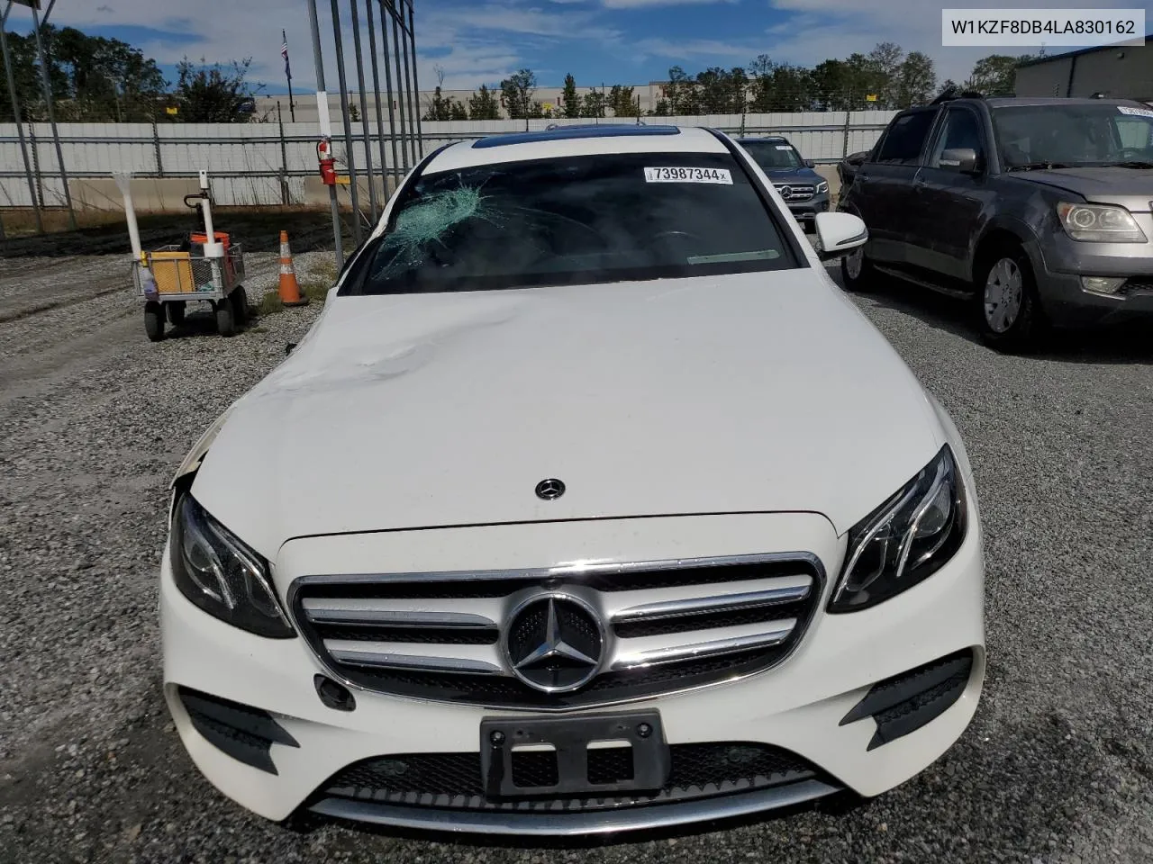 2020 Mercedes-Benz E 350 VIN: W1KZF8DB4LA830162 Lot: 73987344