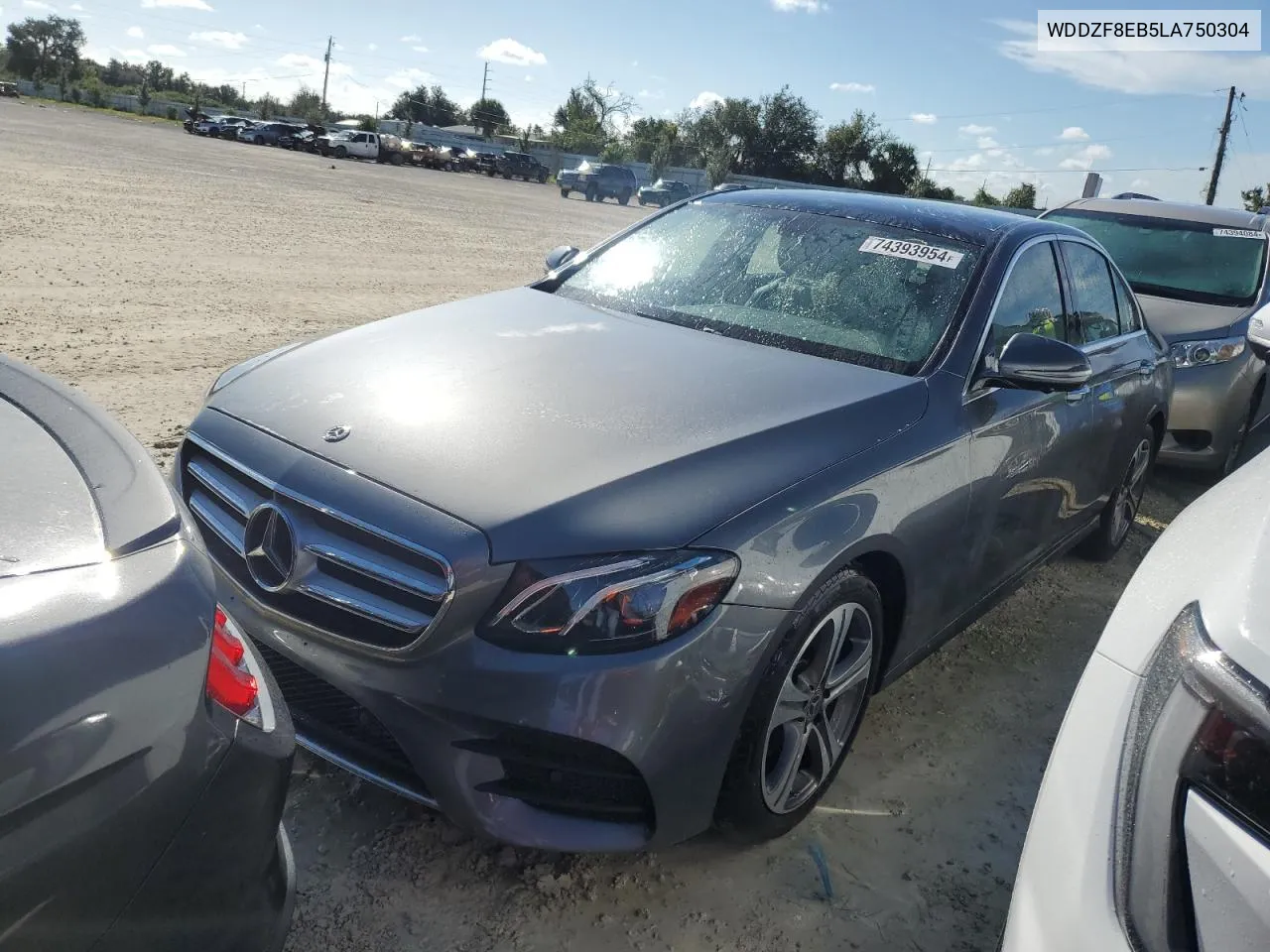 2020 Mercedes-Benz E 350 4Matic VIN: WDDZF8EB5LA750304 Lot: 74393954